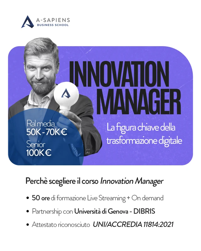 A-Sapiens: post dedicato al corso Innovation Manager